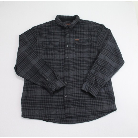 Orvis Men Plaid Green Flannel Shirt Heavy Size XXL - Picture 1 of 8
